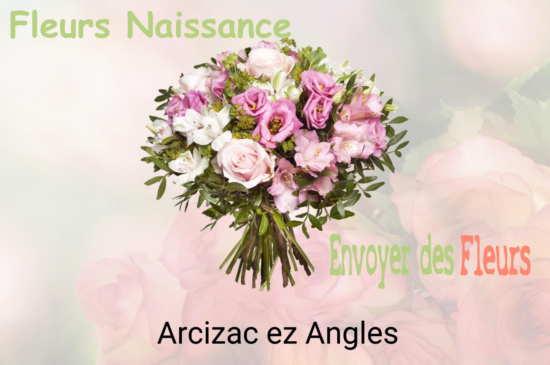 Bouquet de fleurs de naissance livré à Arcizac-ez-Angles